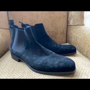 Steve Madden Mens Pilot-N Boots Suede Ankle